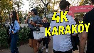 4k Walking tour in Karakoy  İstanbul  Karaköy streets  4k 60fps ULTRA HD walkingtour [upl. by Aeynod]