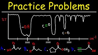 IR Spectroscopy  Practice Problems [upl. by Lucchesi43]