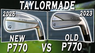 UPGRADE or STEER CLEAR  NEW 2025 Taylormade P770 vs OLD 2023 Taylormade P770 [upl. by Martainn]