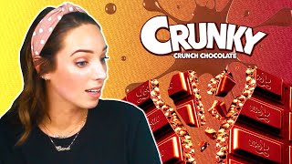 Irish People Try Crunky Chocolate [upl. by Einnaej749]