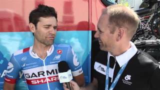 Amgen Tour of California 2014  Interview with Team GarminSharps Phil Gaimon [upl. by Phelgen440]