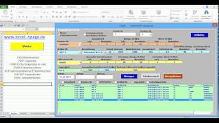 1Lagerverwaltungsprogramm auf Basis einer Excel  Datei mit integrierter Lieferanten  Datenbank [upl. by Yruoc]