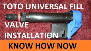 How to Replace a Toto Universal Fill Valve [upl. by Still]