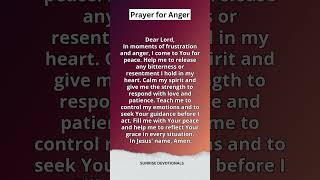 Prayer for Anger  Find Peace and Patience in Gods Presence prayer peace anger [upl. by Ondrej684]