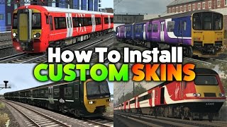 How to install Custom Reskins for Train Simulator Superalbs DPS amp UKTS skins etc [upl. by Datha146]