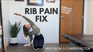 5 Exercises to Relieve Rib and Intercostal Pain  Follow Along [upl. by Enicar]