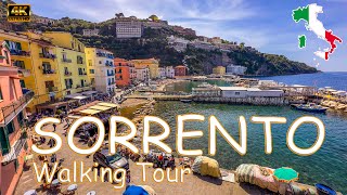 🇮🇹 Walking Tour in Sorrento in Italy  4K UHD video [upl. by Fernyak]