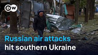 Several dead in Mykolaiv say officials as Russian air attacks target southern Ukraine  DW News [upl. by Fillbert]