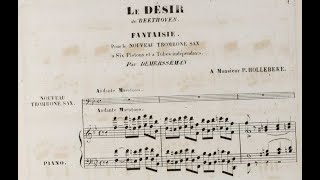 Jules Demersseman  Fantaisie sur Le Désir de Beethoven [upl. by Ahtikal]