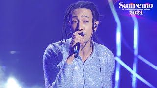 Sanremo 2024  Ghali canta Casa mia [upl. by Eillod]