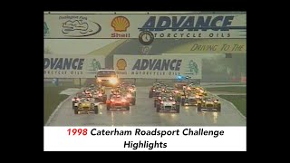 1998 Caterham Roadsport Challenge Highlights [upl. by Meekyh]