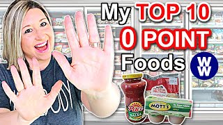 My TOP 10 WW 0 POINT FOODS 2023 [upl. by Arramas]