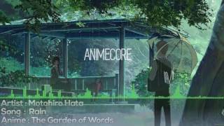 Nightcore  Rain The Garden of Words [upl. by Nehgem739]