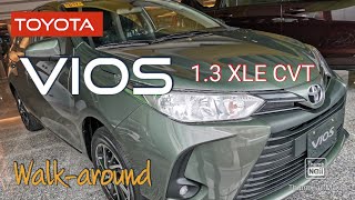 Toyota VIOS 13 XLE CVT  walkaround [upl. by Anaid]