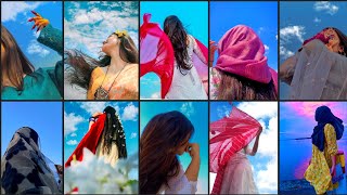 🌈 hidden face sky aesthetic poses❤‍🔥 dpz for profile 🦋 dp picture for whatsapp DpzCollectionzg8zc [upl. by Lynette]