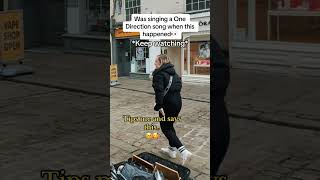 I couldn’t stop smiling🥰🫶🏽 busker busking onedirection singing singers cover shortsvideo [upl. by Ainahpets976]