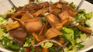 طريقة تحضير الفتوش 😍Lebanese fattoush salad👌like subscribe لايكاشتراكبالقناهليصلككلجديد [upl. by Gregg399]