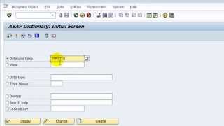 How To Create ZTABLE or New Custom Table in SAP [upl. by Atenaz]