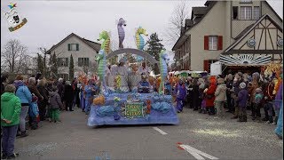 Grosser Groppenumzug Groppenfasnacht Ermatingen 11032018 4K [upl. by Ydor]