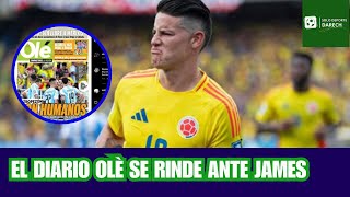 Las palabras del diario deportivo Olè que le dedico a JAMES RODRIGUEZ [upl. by Halimak591]