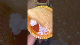 4 Eggs Fluffy Bread Omelette RecipeToughest Train JourneyVijaywada Bhavanipuram Street foodshorts [upl. by Teemus]