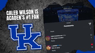 Caleb Wilson Reacts To Acaden Lewis Kentucky Visit While At Tennessee [upl. by Lusar]