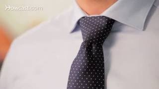 How to Tie a Windsor Knot  Mens Fashion [upl. by Flight]