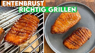 Entenbrust richtig grillen  SO klappt es perfekt ✅ [upl. by Brittain407]