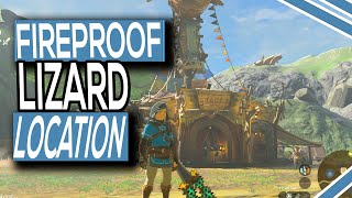 Where To Find Fireproof Lizards In Zelda Tears Of The Kingdom [upl. by Dnaletak]