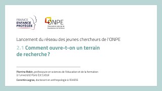 Journée des jeunes chercheurs ǀ Ouvrir un terrain de recherche [upl. by Carla]