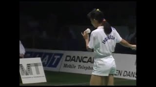 Flashback Final Sudirman Cup 1991 WS Bang Soo Hyun Korea vs Susi Susanti Indonesia [upl. by Adaj]