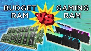 Budget RAM VS Gaming RAM Which To Buy [upl. by Ennaoj]