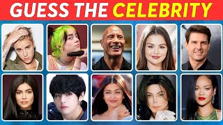 Guess The Celebrity In 3 Seconds  Most Famous People In The World [upl. by Bissell627]