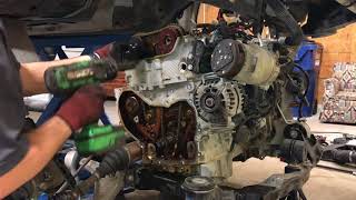 Step By Step 24 EcoTec Timing Chain Replacement [upl. by Aiak]