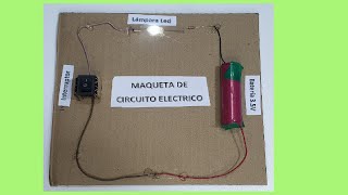 Como Hacer una Maqueta de Circuito Electrico [upl. by Julina]