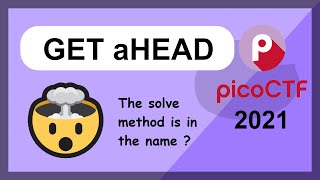 picoCTF 2021  Web App  GET aHEAD [upl. by Enier]