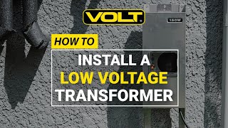 Installing a Transformer for Low Voltage Landscape Lighting [upl. by Enyamart]