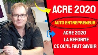 🔴▶▶ ACRE2021 REFORME ACRE 2020 AUTO ENTREPRENEUR COMMENT OBTENIR ACRE EN 2021 AUTOENTREPRENEUR [upl. by Nnyl269]