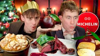 Brits try Michelin Star Christmas Dinner [upl. by Sirac]