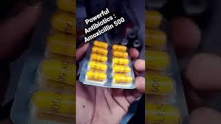 Powerful Antibiotic  Amoxicillin Capsule 500250mg  How to USE  trending shorts amoxicillin [upl. by Adnawaj]