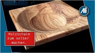 ✅Holzschale selber machen  Die passende Vorrichtung ⎮ Ganz einfach ⎮DIY [upl. by Ecylahs14]