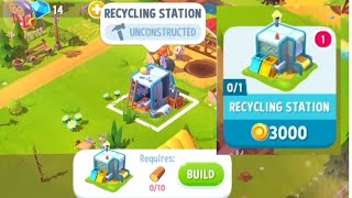 Farmville 3 build my Recycling Station [upl. by Hamburger323]