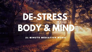 21 Minute Meditation Music  Destress Body amp Mind Deep Relaxation Stress Relief 2024 [upl. by Ericka143]