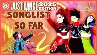 JUST DANCE 2025 EDTION SONGLIST SO FAR Week 7 [upl. by Remmus12]