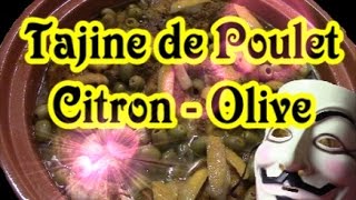 Recette Tajine de Pouletcitronolive [upl. by Safier]