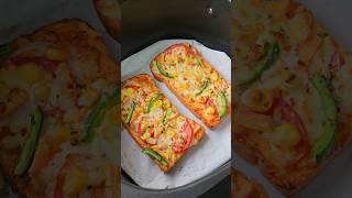 Bread Pizza 🍕 viralvideo recipe food streetfoodcookingvlogshortvideo [upl. by Janine]