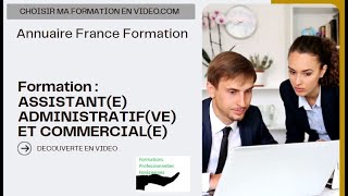 Formation Secrétariat Assistant administratif et commercial devenir secrétaire administrative [upl. by Kirchner]