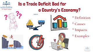 Is a Trade Deficit always Bad for a Countrys Economy？  From A Business Professor [upl. by Ahtiek]