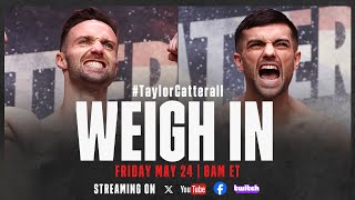 Josh Taylor vs Jack Catterall 2  WEIGHIN [upl. by Osmo72]