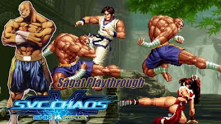 SvC Chaos SNK vs Capcom Arcade  Sagat Playthrough [upl. by Apple]